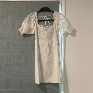 Hill House White Mini Dress